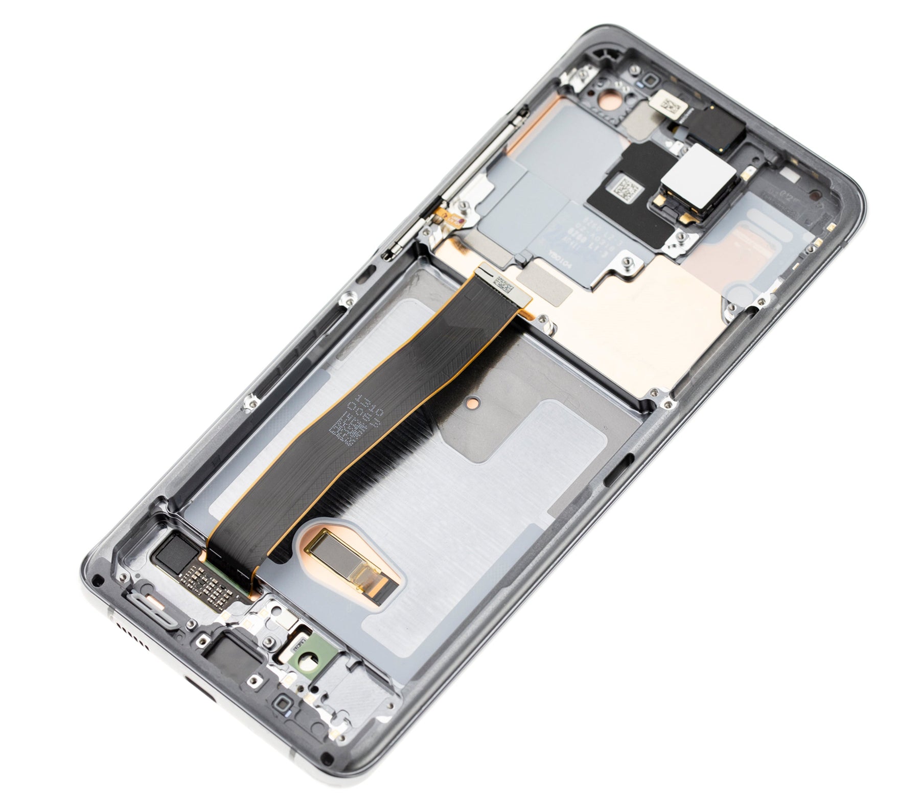OLED Assembly With Frame Compatible For Samsung Galaxy S20 Ultra 5G Replacement (Refurbished) (Cosmic Gray)