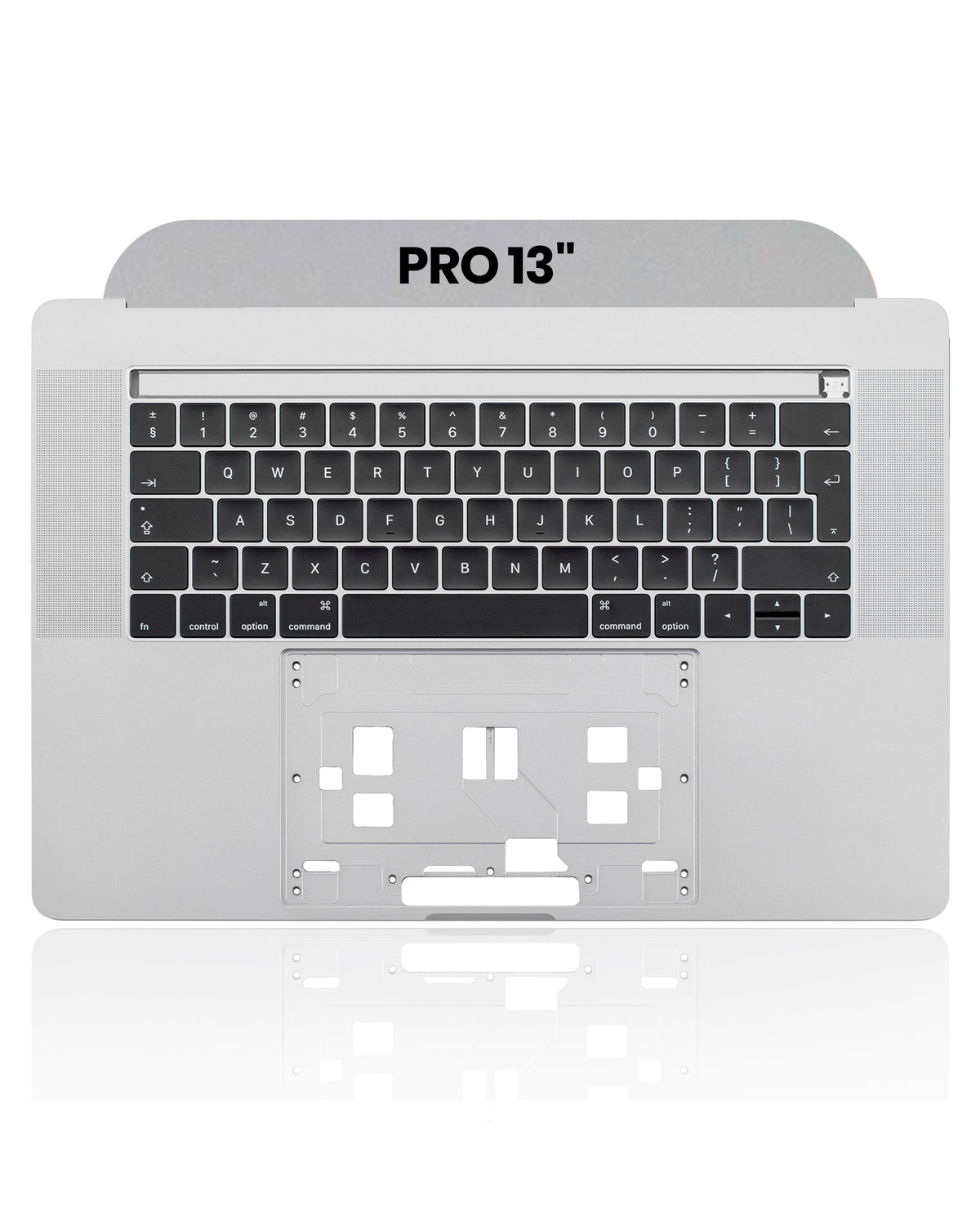 SPACE GRAY TOP CASE WITH KEYBOARD (US KEYBOARD) FOR MACBOOK PRO 13" A1989 (LATE 2018 / EARLY 2019) (USED OEM PULL: COSMETIC GRADE: NEW)