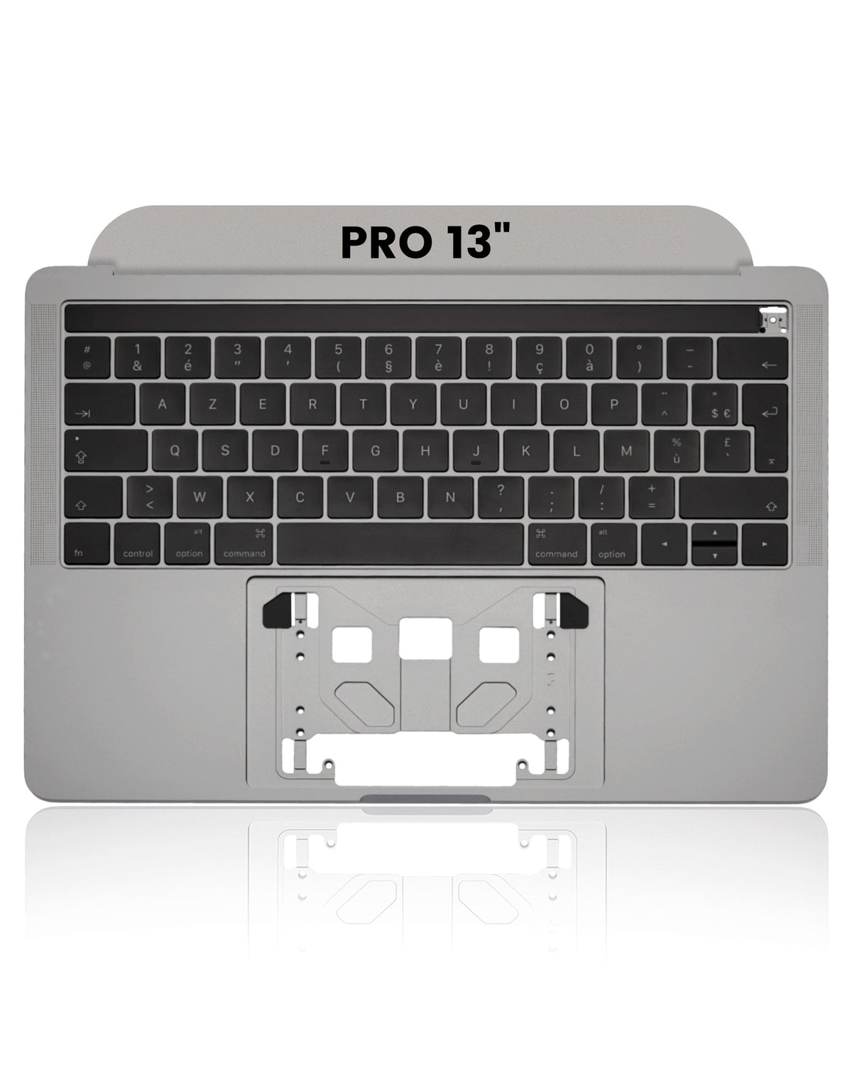 SPACE GREY TOP CASE WITH KEYBOARD (FRENCH) FOR MACBOOK PRO 13" W/ TOUCH BAR A1707 (LATE 2016 / MID 2017)