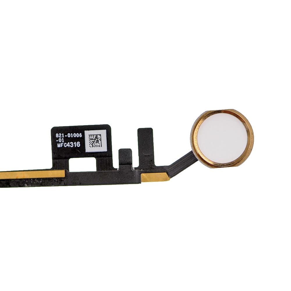 WHITE HOME BUTTON ASSEMBLY WITH FLEX CABLE RIBBON FOR IPAD 5/IPAD 6