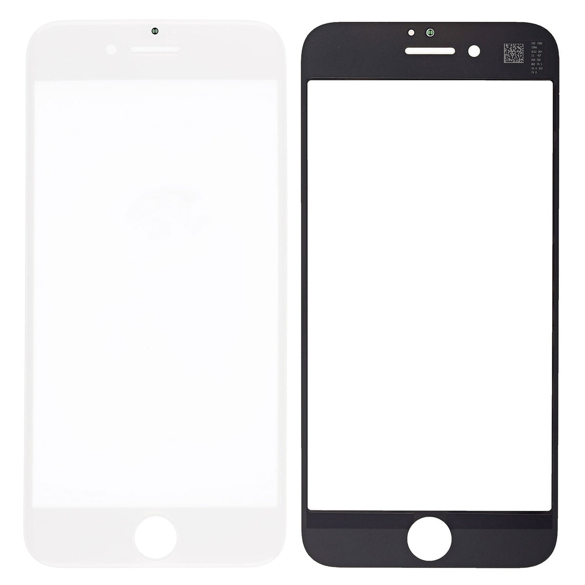 WHITE FRONT GLASS LENS FOR IPHONE 8