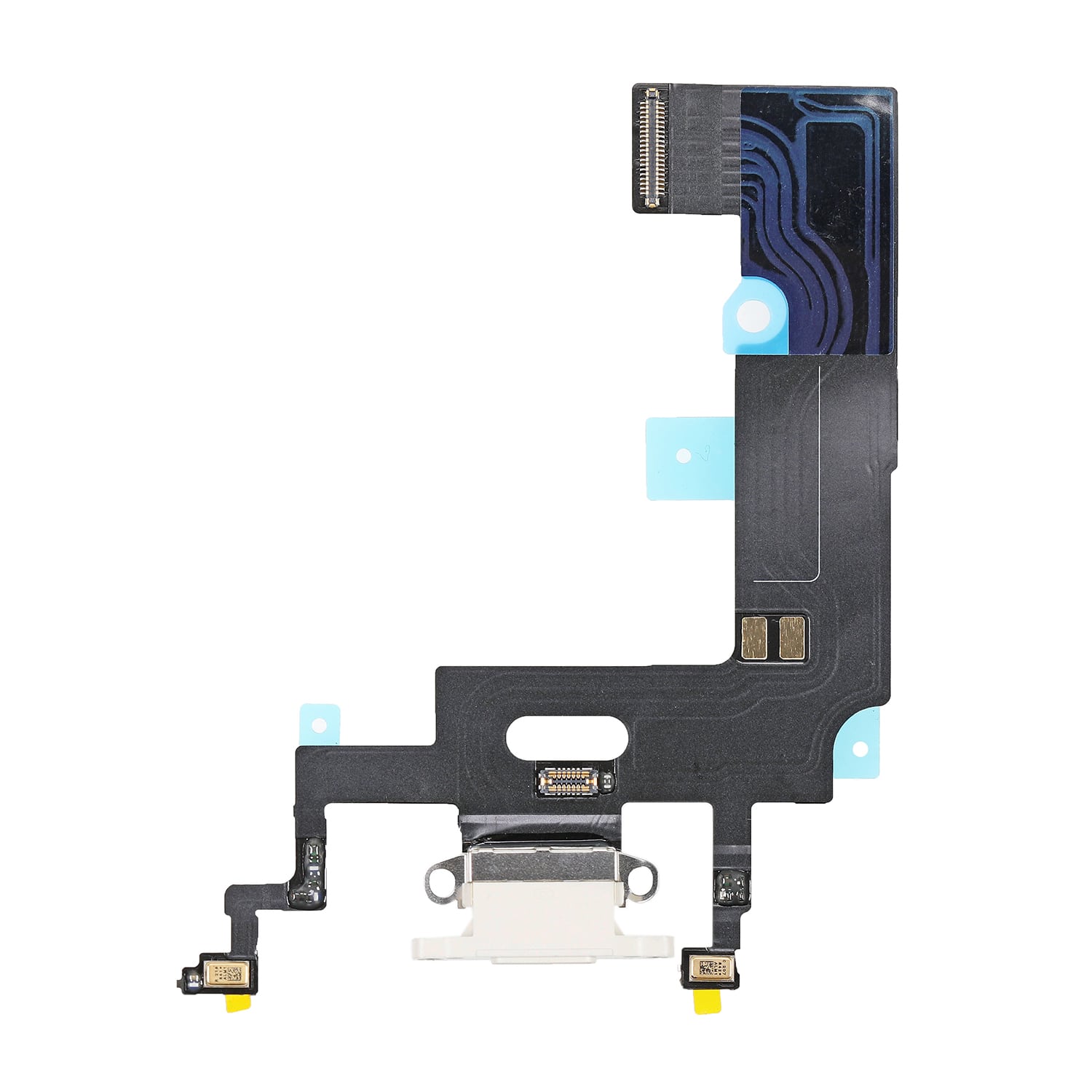 WHITE CHARGING CONNECTOR ASSEMBLY FOR IPHONE XR