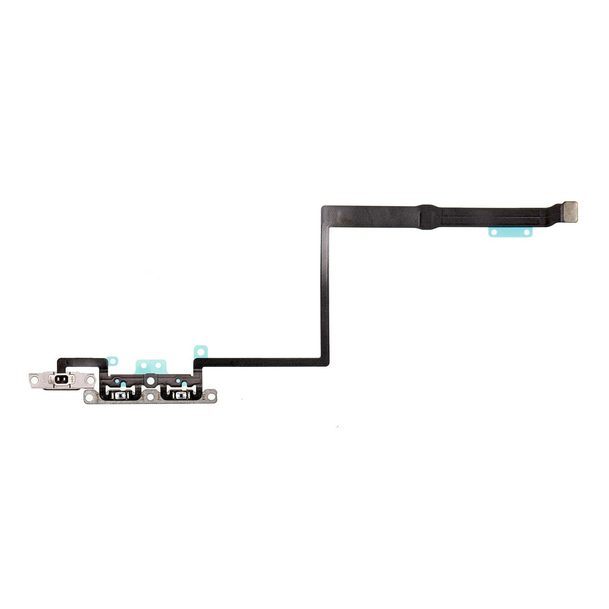 VOLUME BUTTON FLEX CABLE WITH METAL BRACKET ASSEMBLY FOR IPHONE 11 PRO MAX