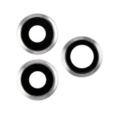 REAR CAMERA HOLDER WITH LENS - SILVE FORR IPHONE 11 PRO/ PRO MAX