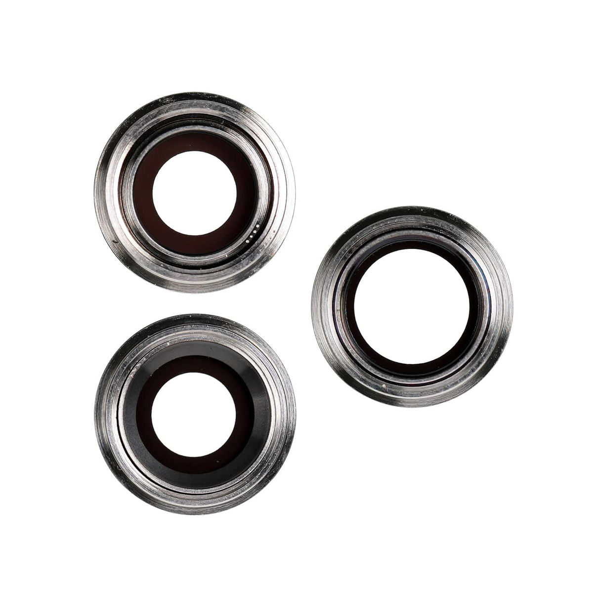 REAR CAMERA HOLDER WITH LENS - SILVE FORR IPHONE 11 PRO/ PRO MAX