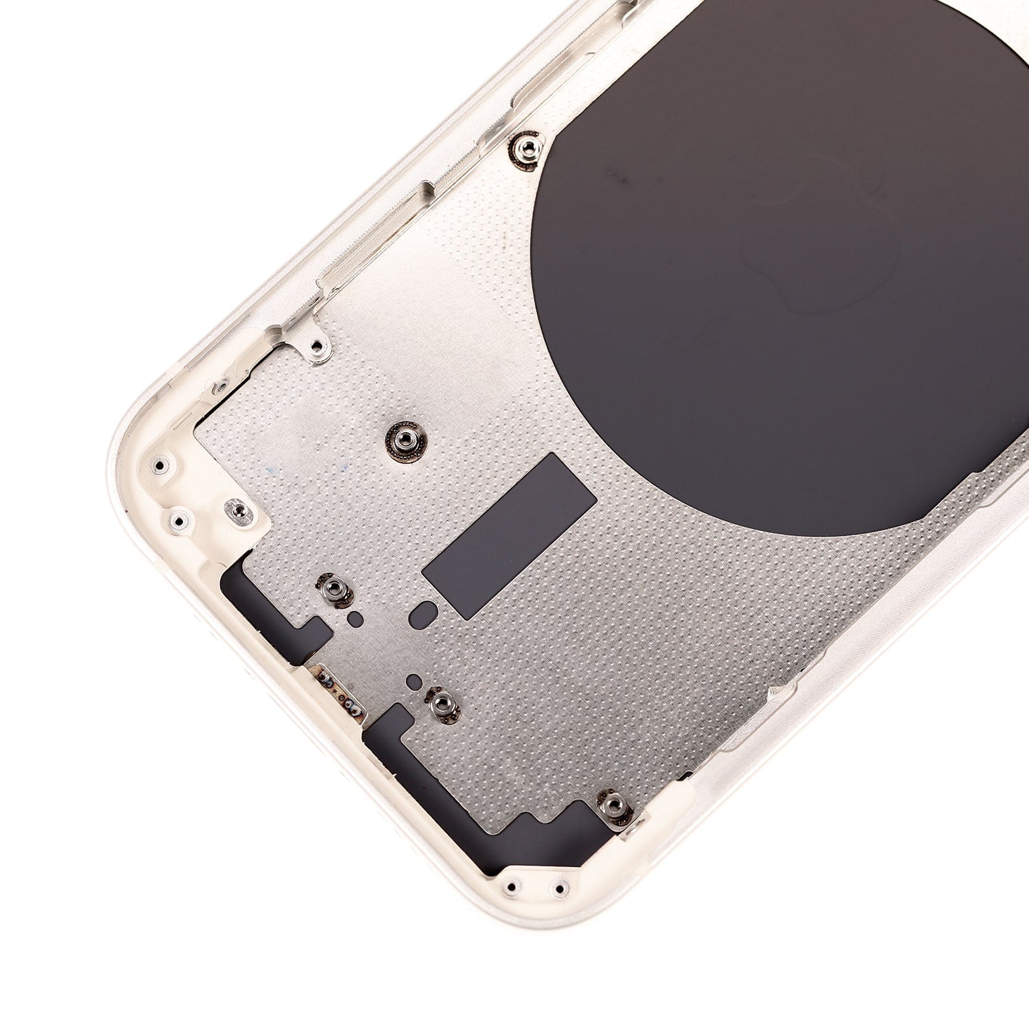 WHITE REAR HOUSING WITH FRAME FOR IPHONE 12 MINI