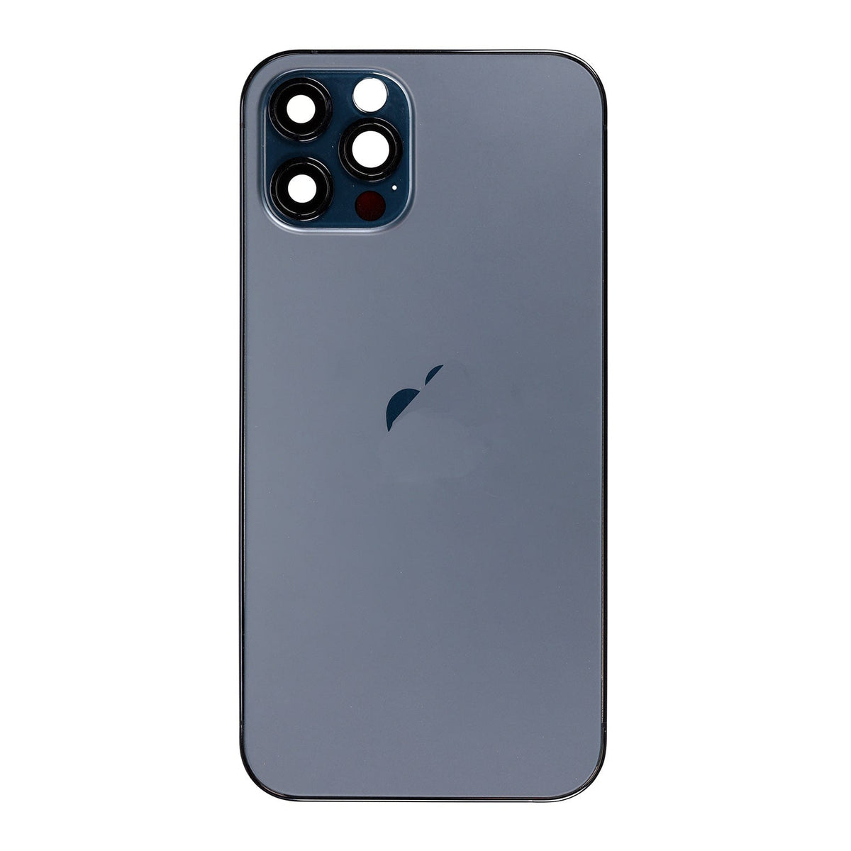PACIFIC BLUE REAR HOUSING WITH FRAME FOR IPHONE 12 PRO