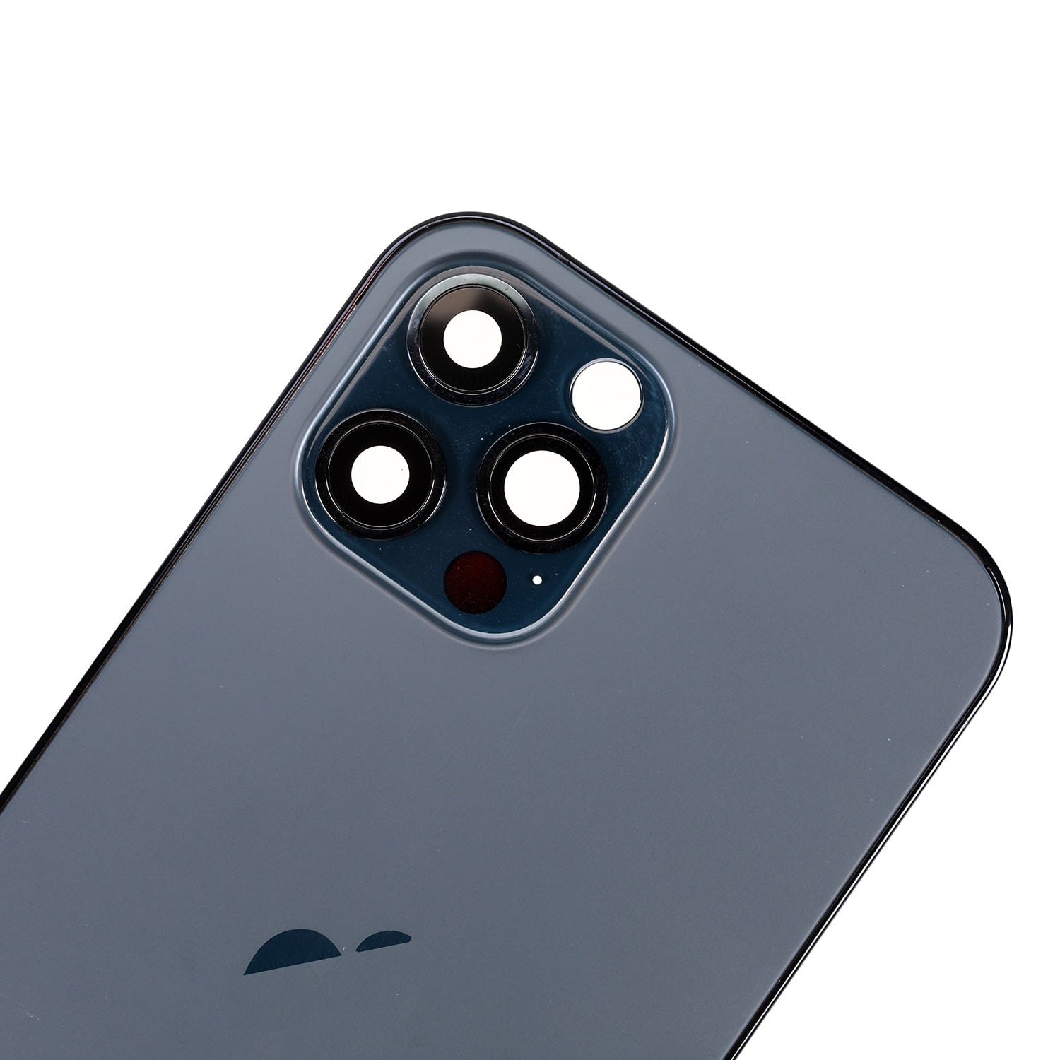 PACIFIC BLUE REAR HOUSING WITH FRAME FOR IPHONE 12 PRO