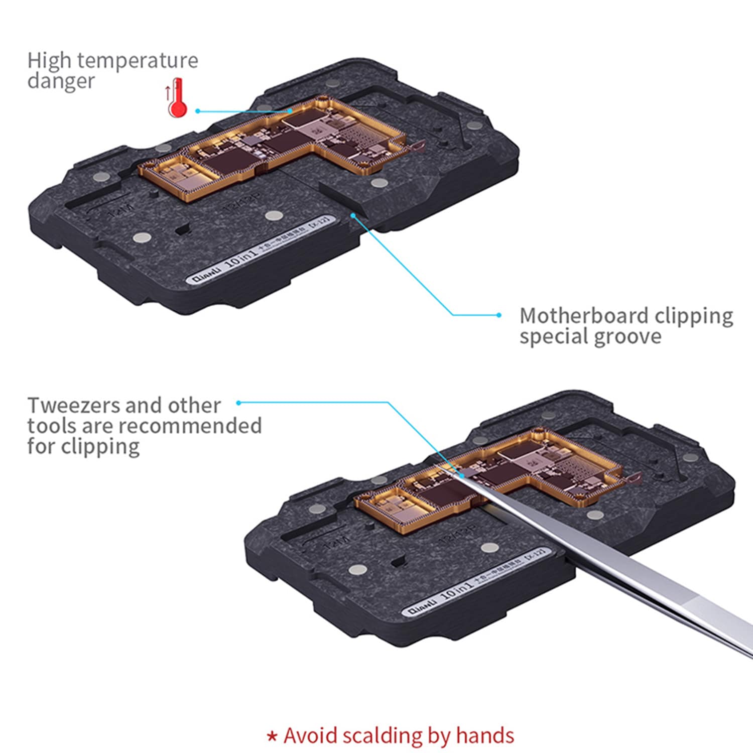 QIANLI 10IN1 MID FRAME REBALLING PLATFORM
