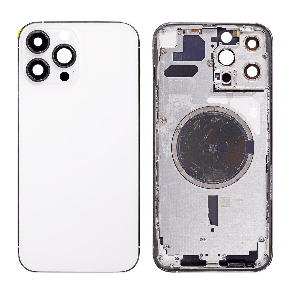 REAR HOUSING WITH FRAME FOR IPHONE 13 PRO MAX - SILVER