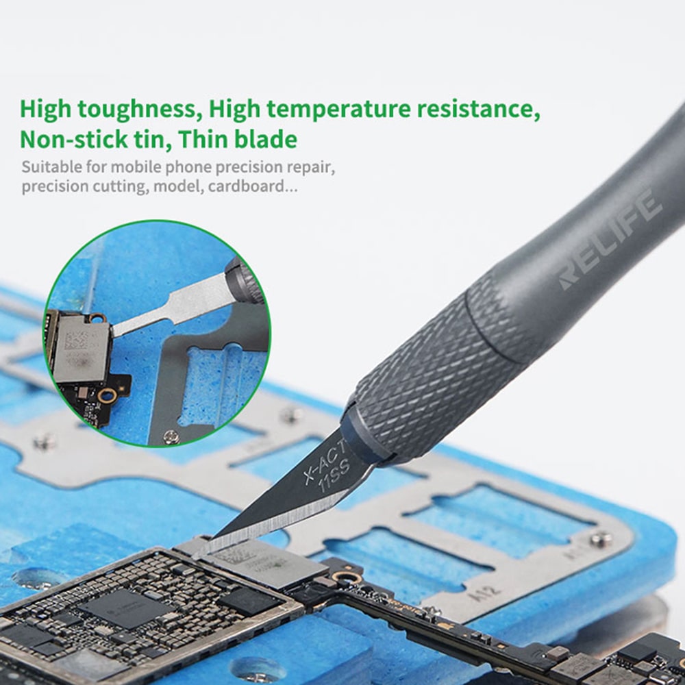 RELIFE RL-101B 8 IN 1CPU REMOVE GLUE BLADE KNIFE SET