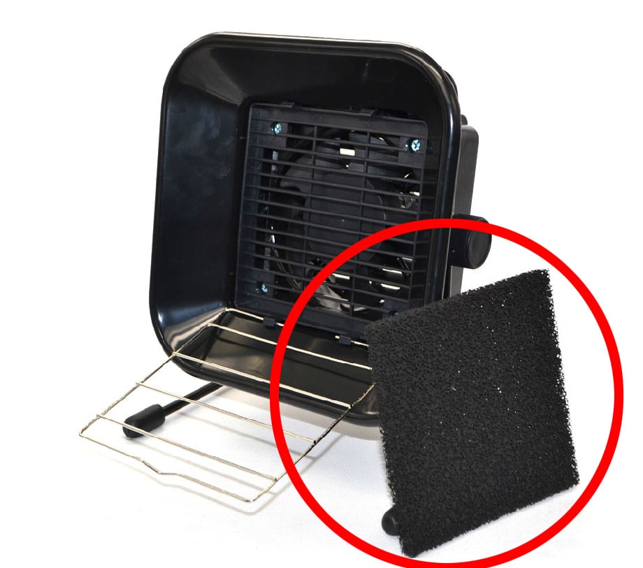 DESKTOP SOLDERING SMOKE ABSORBER WITH ACTIVATED CARBON FOAM #DEQI-81943
