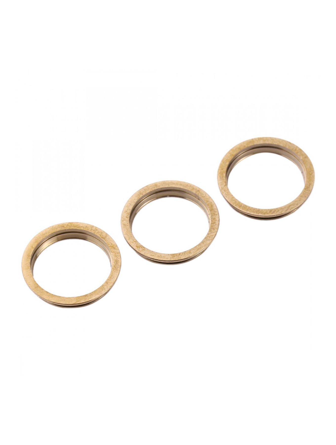 GOLD - BACK CAMERA BEZEL RING ONLY (3 PIECE SET) FOR IPHONE 12 PRO (10 PACK)