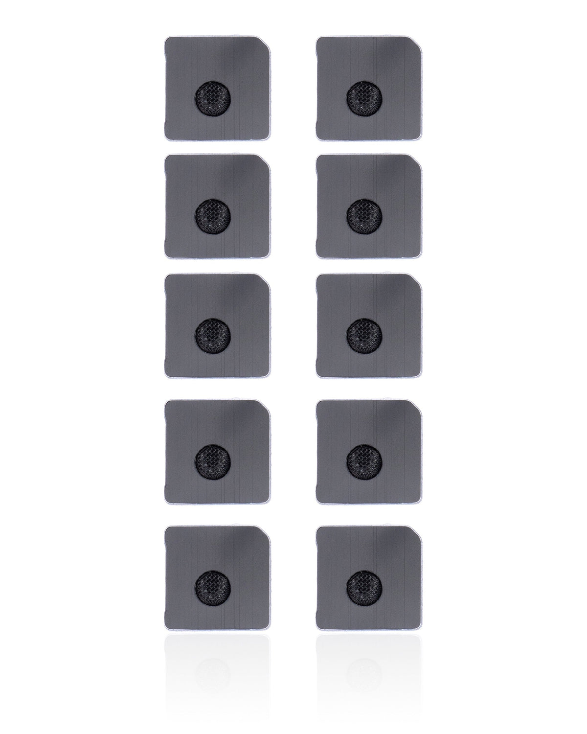 BLACK - FLASH LIGHT / POWER FLEX BRACKET WITH MICROPHONE MESH FOR IPHONE 12 MINI (10 PACK)
