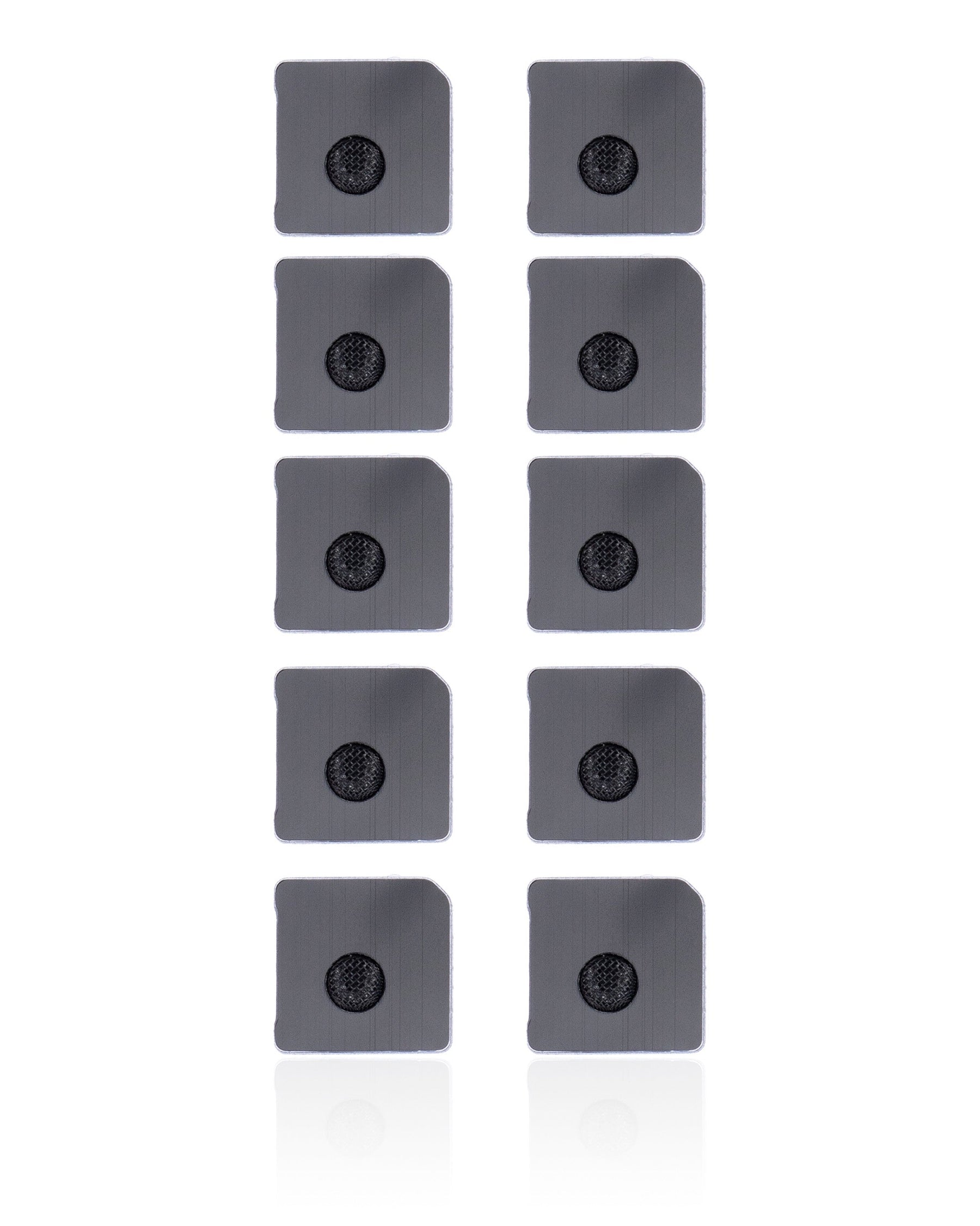 BLACK - FLASH LIGHT / POWER FLEX BRACKET WITH MICROPHONE MESH FOR IPHONE 12 MINI (10 PACK)
