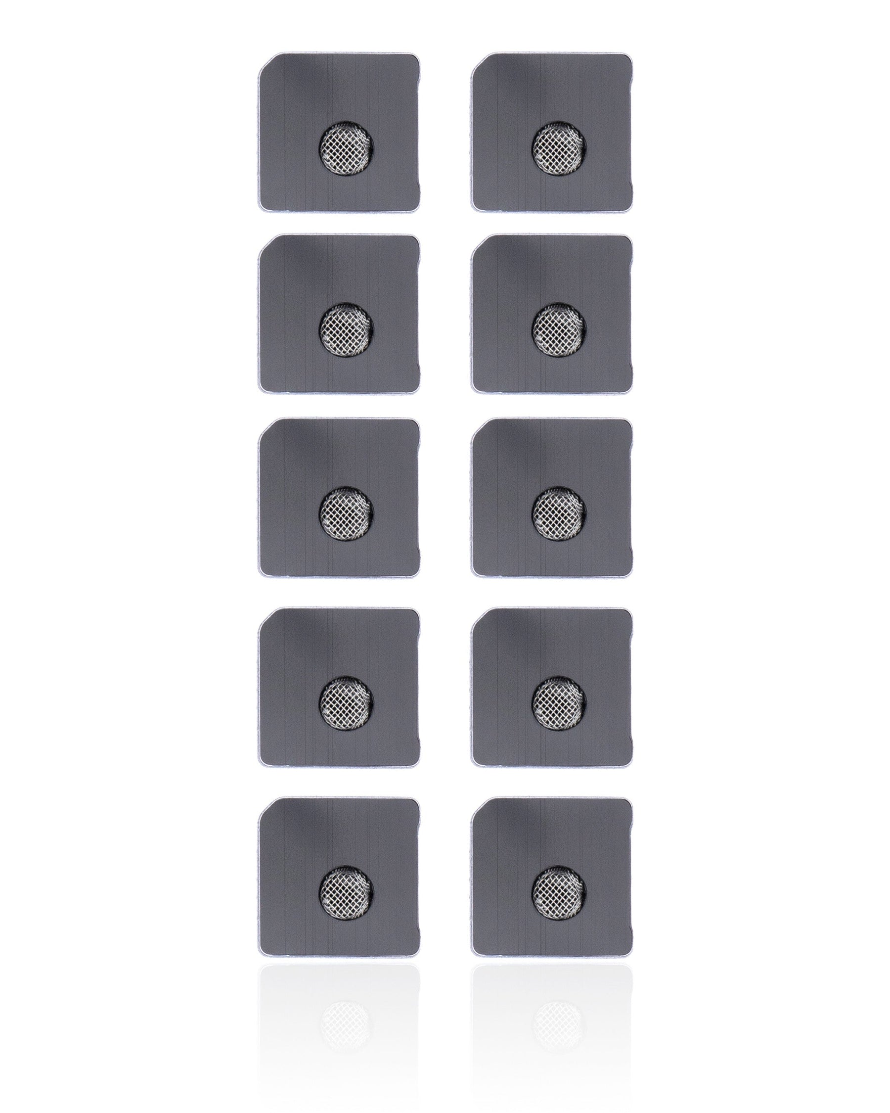 WHITE - FLASH LIGHT / POWER FLEX BRACKET WITH MICROPHONE MESH FOR IPHONE 12 MINI (10 PACK)