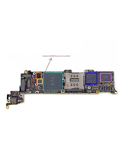 CUMULUS -TOUCHSCREEN / DIGITIZER CONTROLLER IC (63 PINS) FOR IPHONE 5 TO 6 PLUS / IPAD AIR 1 / AIR 2 / MINI 1 TO 4 / IPAD 5 (2017) (BCM5976:) (BROADCOM)