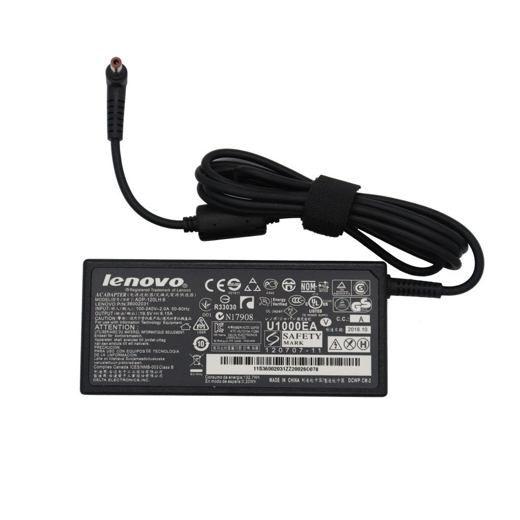 Lenovo Original Power Supply Laptop AC Adapter/Charger 19.5v 6.15a 120w (5.5*2.5mm) for Lenovo ADP-120-LH B 36002031 57Y6547
