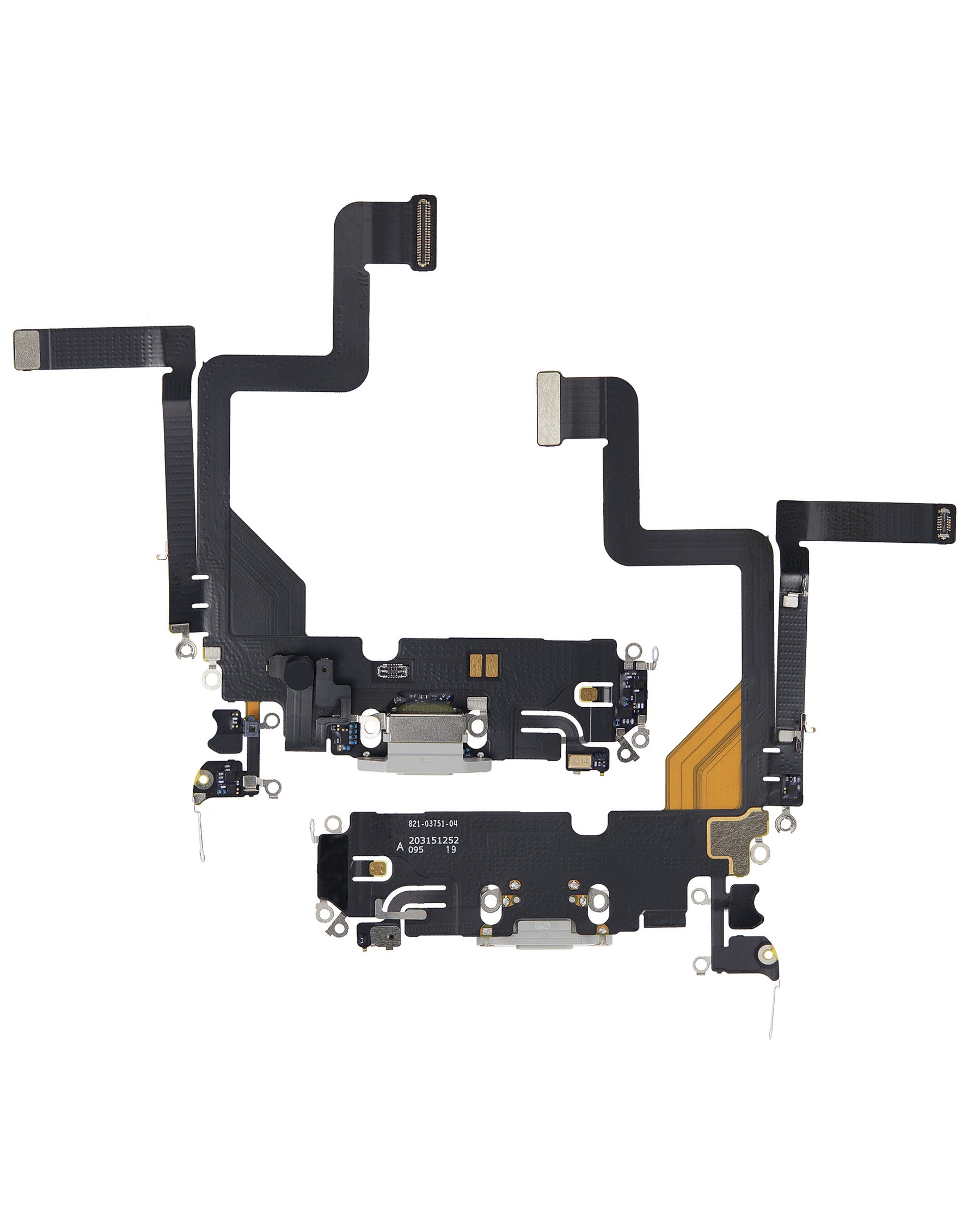 SILVER CHARGING PORT FLEX CABLE COMPATIBLE WITH IPHONE 14 PRO