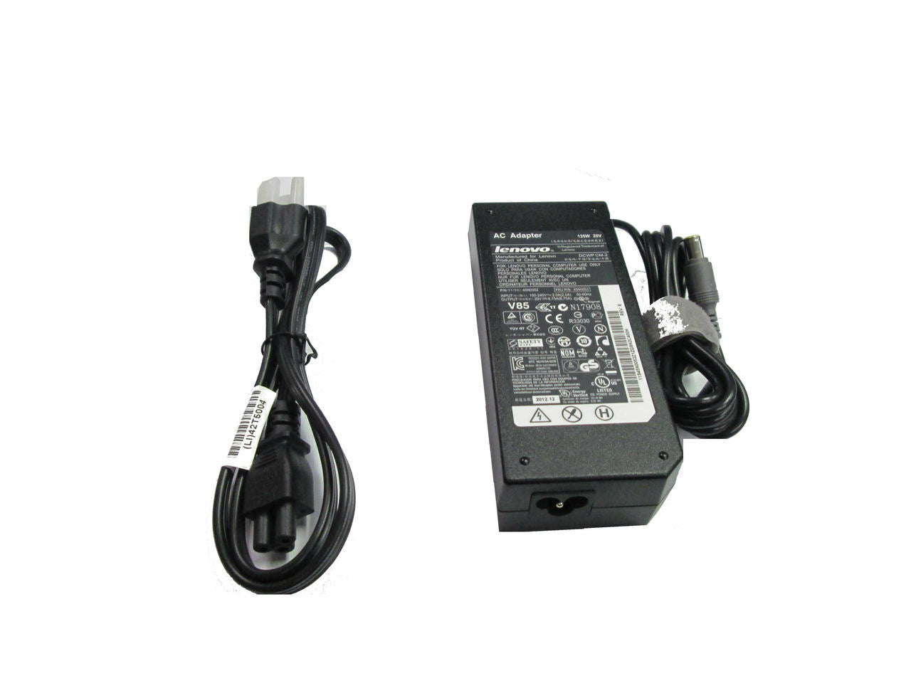 Lenovo Original Power Supply Laptop AC Adapter/Charger 20v 6.75a 135w (7.9*5.5mm) 45N0052 for ThinkPad T530, T500, W510, T520, W500, T510