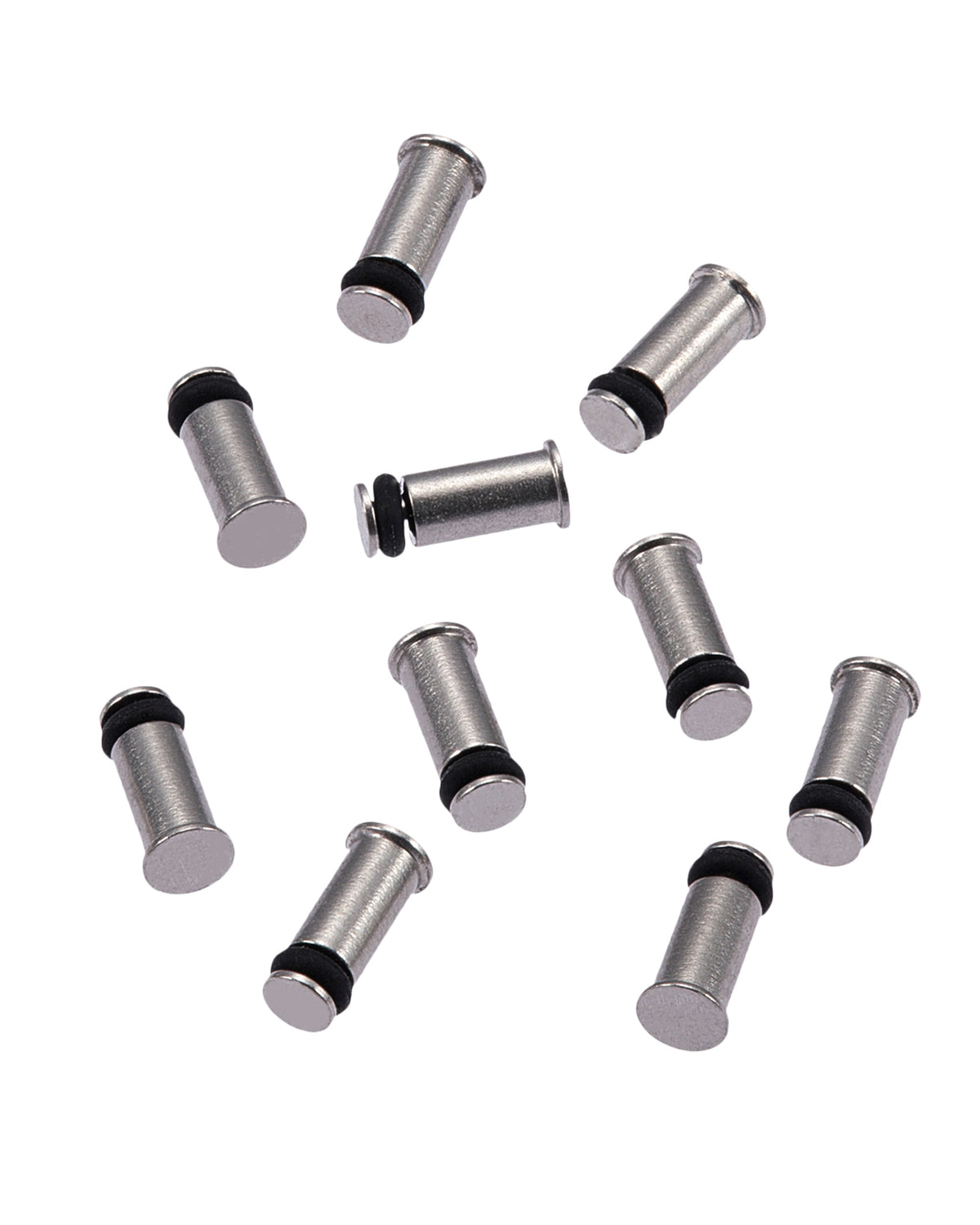 SILVER SIM TRAY EJECTOR PLASTIC PIN (10 PACK) COMPATIBLE FOR IPHONE X / XS