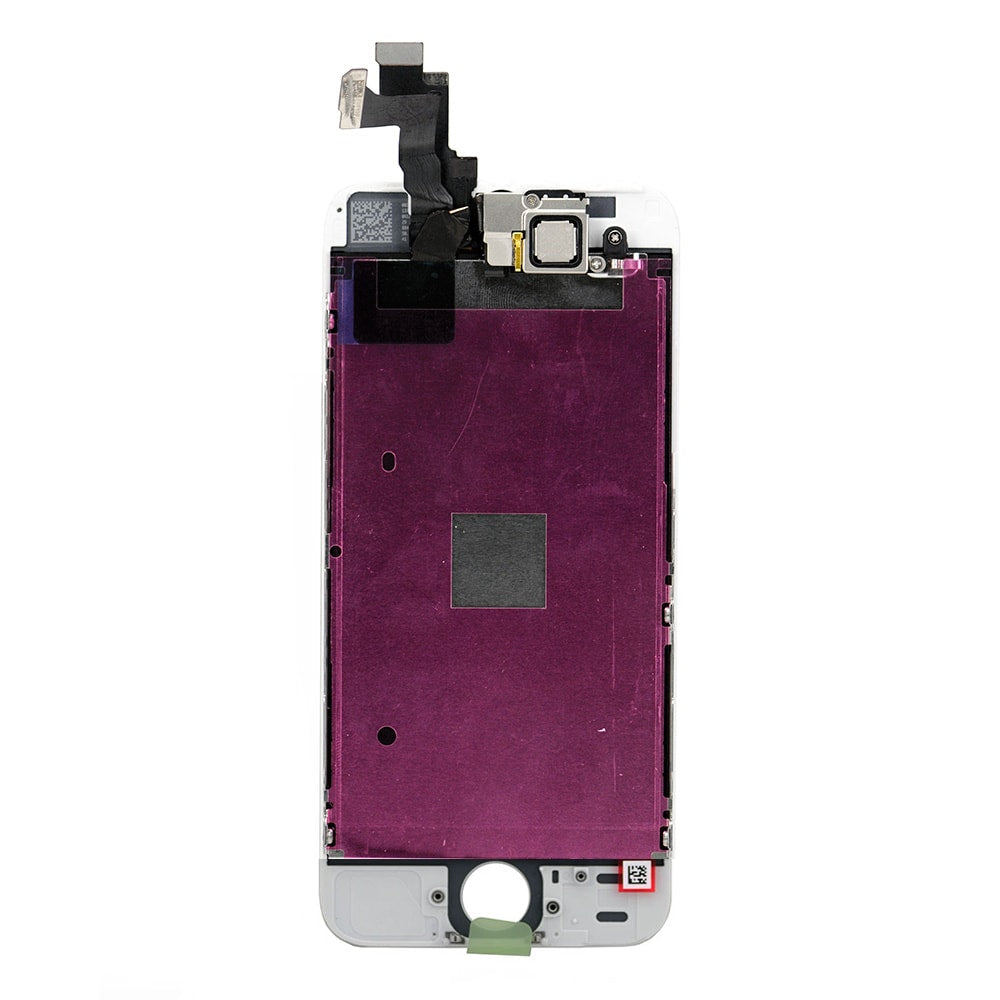 LCD SCREEN FULL ASSEMBLY WITHOUT HOME BUTTON FOR IPHONE 5S- WHITE