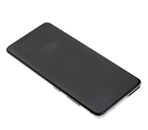 Replacement OLED Assembly With Frame Compatible For Samsung Galaxy S20 5G (Non-Verizon 5G UW Frame) (Refurbished) (Cosmic Gray)