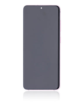 OLED Assembly With Frame Compatible For Samsung Galaxy S20 5G  Replacement (Verizon 5G UW Frame Only) (Refurbished) (Cloud Pink)