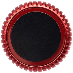 Crown Nut Compatible For Watch Series 6 (40MM / 44MM) (LTE Version) (Black / Red)