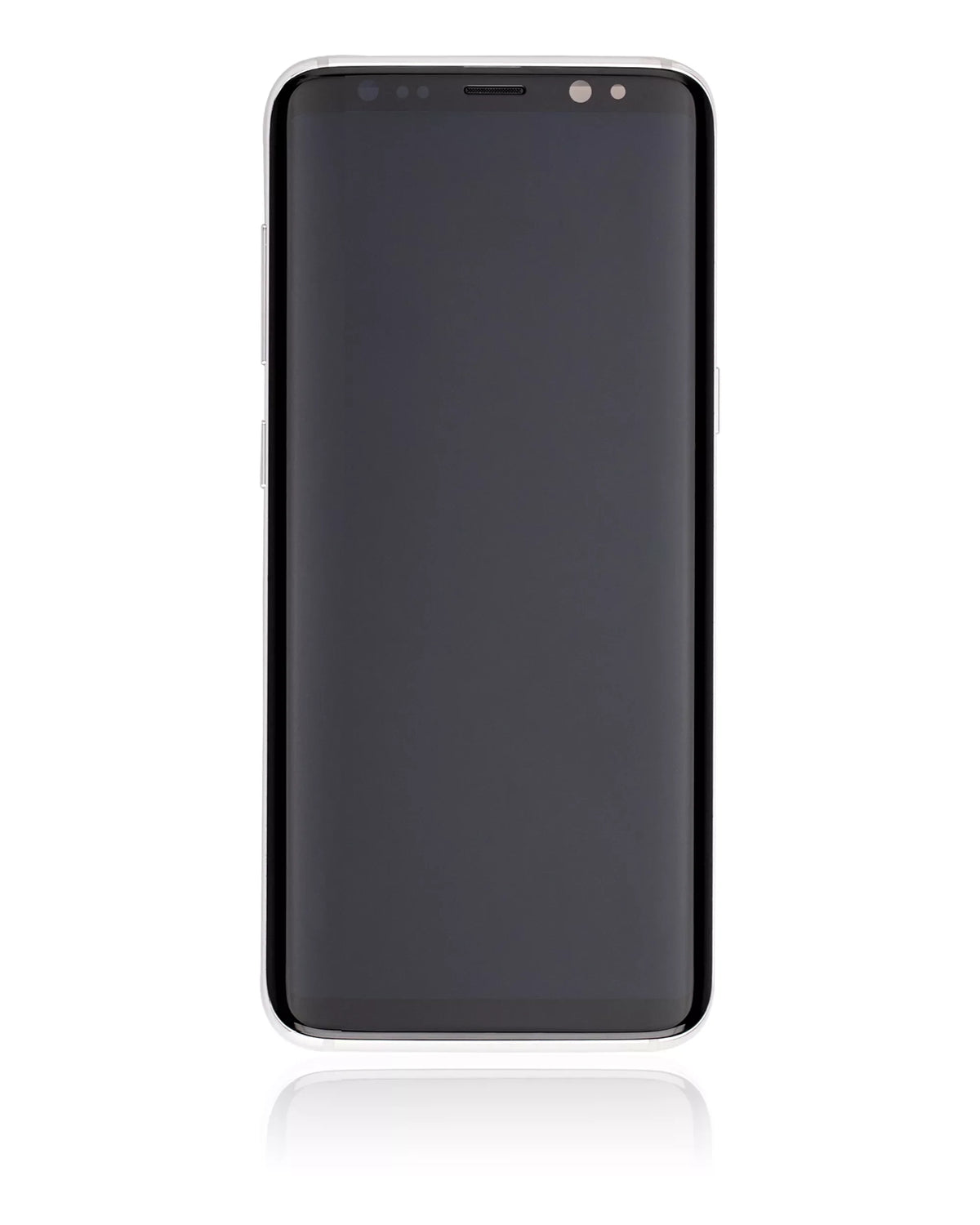 OLED Assembly With Frame Replacement Compatible For Samsung Galaxy S8 (Service Pack) (Arctic Silver)