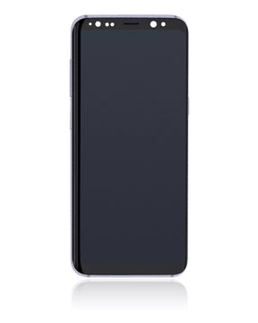 Replacement OLED Assembly With Frame Compatible For Samsung Galaxy S8 (Service Pack) (Orchid Gray)