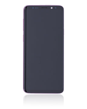 OLED Assembly With Frame Replacement  Compatible For Samsung Galaxy S9 Plus (Refurbished) (Lilac Purple)