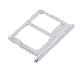 Sim Card Tray Replacement Compatible For Samsung Galaxy Tab A 8.0" (2017) (T385) (Silver)