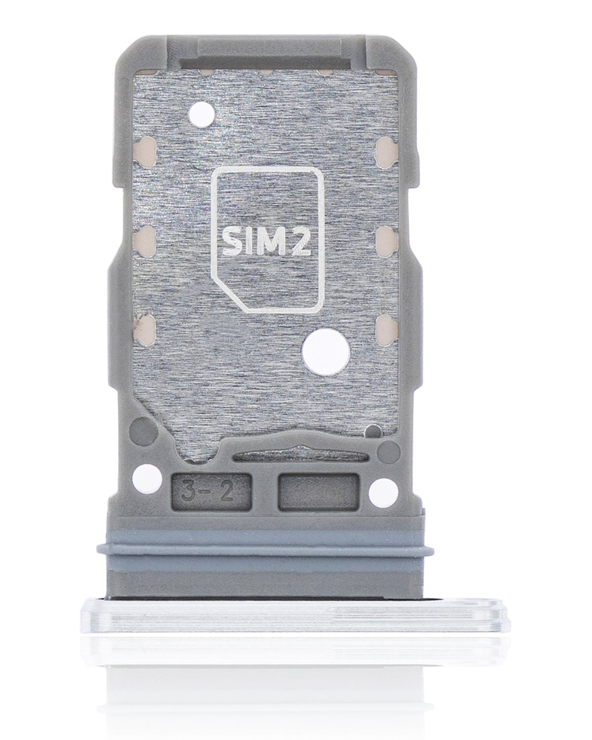Replacement Dual Sim Card Tray Compatible For Samsung Galaxy S21 5G (Phantom White)