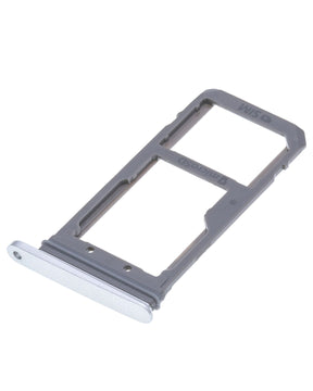 Dual Sim Card Tray Compatible For Samsung Galaxy S7 Replacement  (Silver)