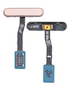 Replacement Power & Fingerprint Reader With Flex Cable Compatible For Samsung Galaxy S10E (Flamingo Pink)