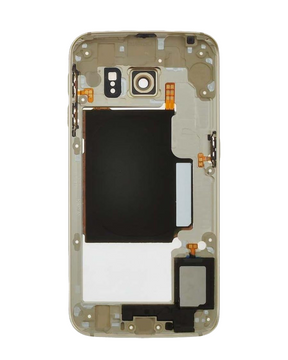 Replacement Mid-Frame Housing Compatible For Samsung Galaxy S6 Edge (Service Pack) (Black Sapphire)