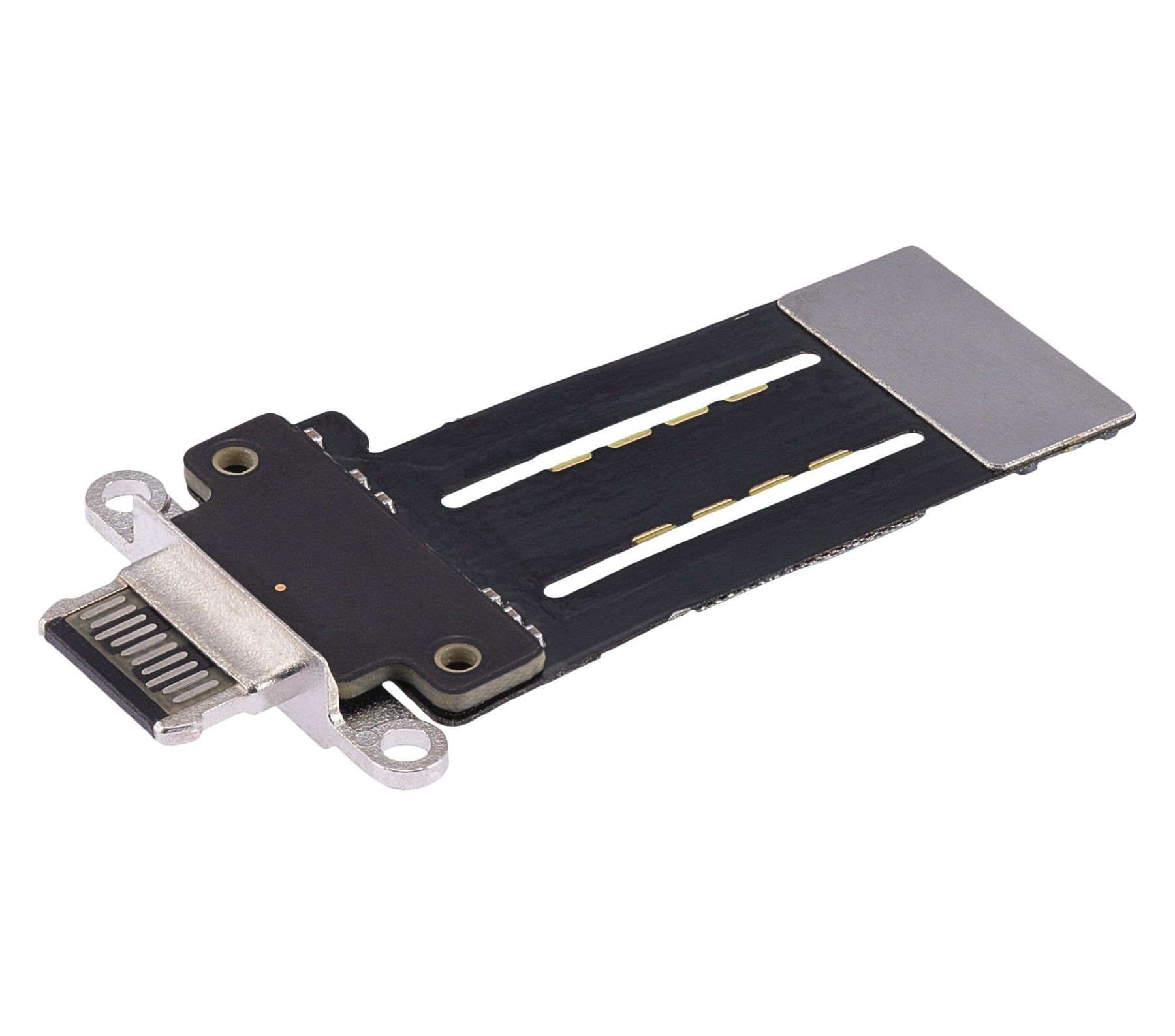 Charging Port Flex Cable Compatible For iPad Pro 11" 3rd Gen (2021) / Pro 11" 4th Gen (2022) / iPad Pro 12.9" 5th Gen (2021) / Pro 12.9" 6th Gen (2022) (Space Gray) (Aftermarket Plus)