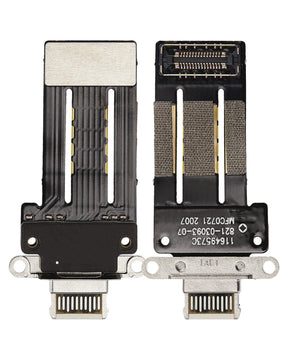 Charging Port Flex Cable Compatible For iPad Pro 11" 3rd Gen (2021) / Pro 11" 4th Gen (2022) / iPad Pro 12.9" 5th Gen (2021) / Pro 12.9" 6th Gen (2022) (Silver) (Aftermarket Plus)