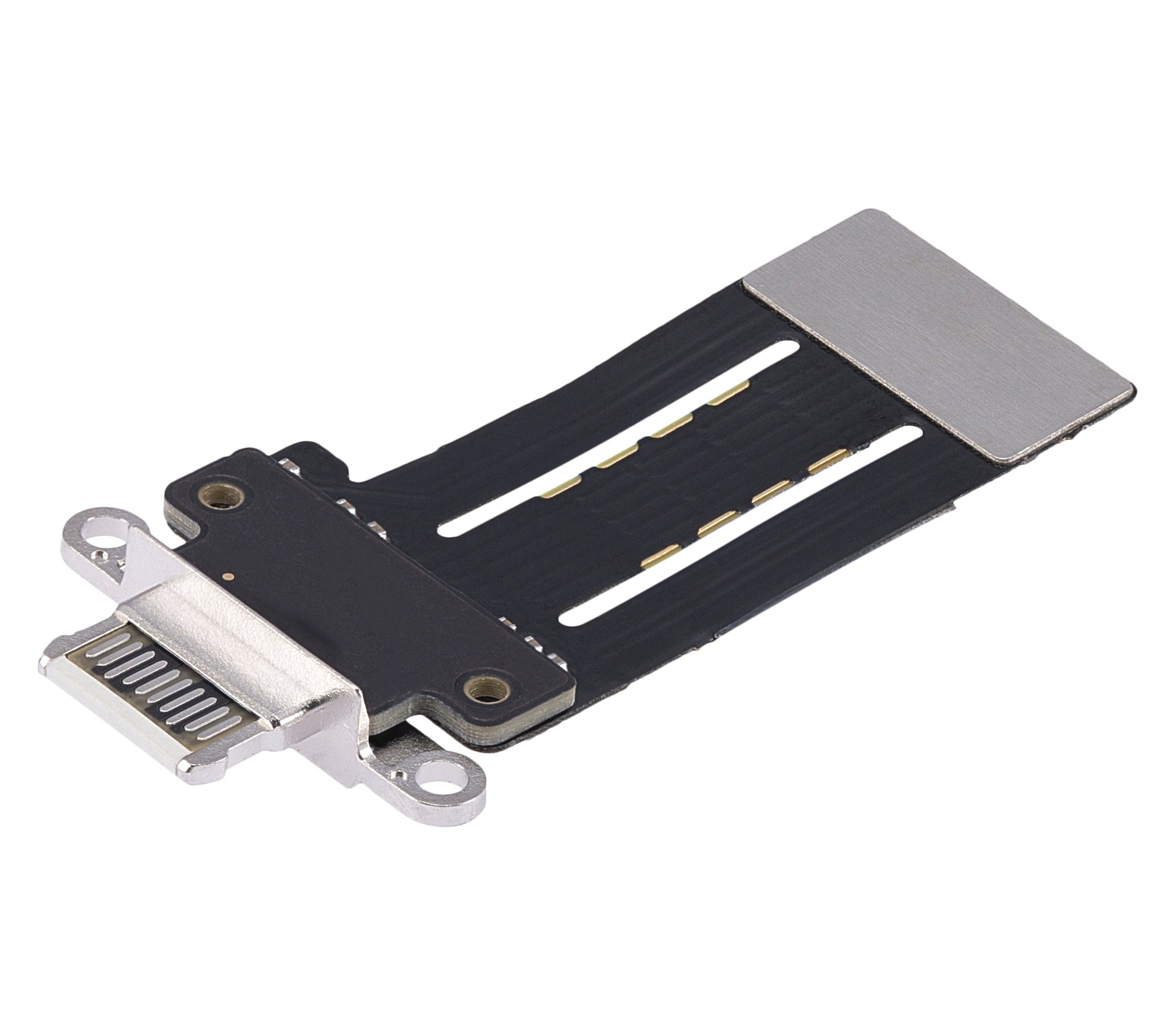 Charging Port Flex Cable Compatible For iPad Pro 11" 3rd Gen (2021) / Pro 11" 4th Gen (2022) / iPad Pro 12.9" 5th Gen (2021) / Pro 12.9" 6th Gen (2022) (Silver) (Aftermarket Plus)