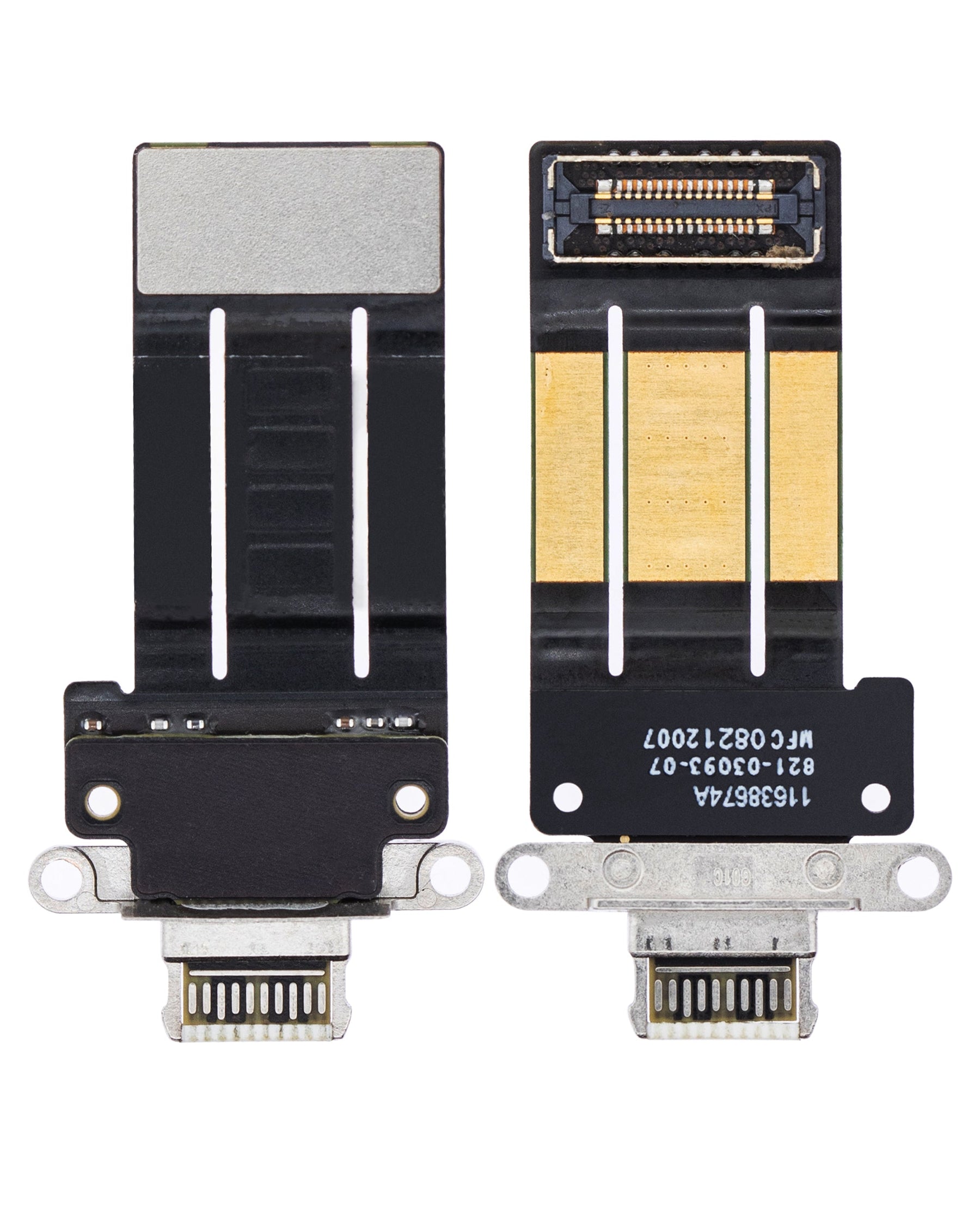 Charging Port Flex Cable Compatible For iPad Pro 11" 3rd Gen (2021) / Pro 11" 4th Gen (2022) / iPad Pro 12.9" 5th Gen (2021) / Pro 12.9" 6th Gen (2022) (Silver) (Premium)