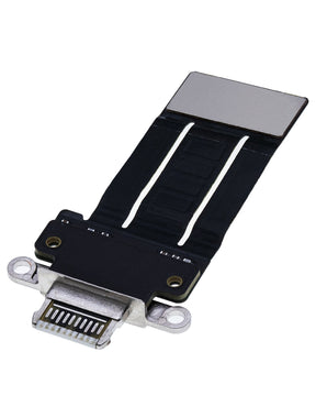 Charging Port Flex Cable Compatible For iPad Pro 11" 3rd Gen (2021) / Pro 11" 4th Gen (2022) / iPad Pro 12.9" 5th Gen (2021) / Pro 12.9" 6th Gen (2022) (Silver) (Premium)