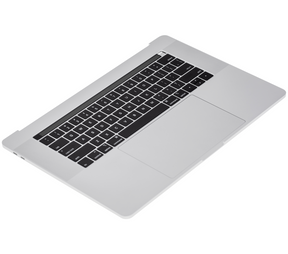 Top Case Assembly (With Battery And Keyboard) Compatible For MacBook Pro 15" Touch Bar (A1990 / Late 2018 / Early 2019) (Silver) (US English)