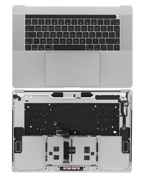 Top Case Assembly (With Battery And Keyboard) Compatible For MacBook Pro 15" W/ Touch Bar (A1707 / Late 2016 / Mid 2017) (Space Gray) (UK English)