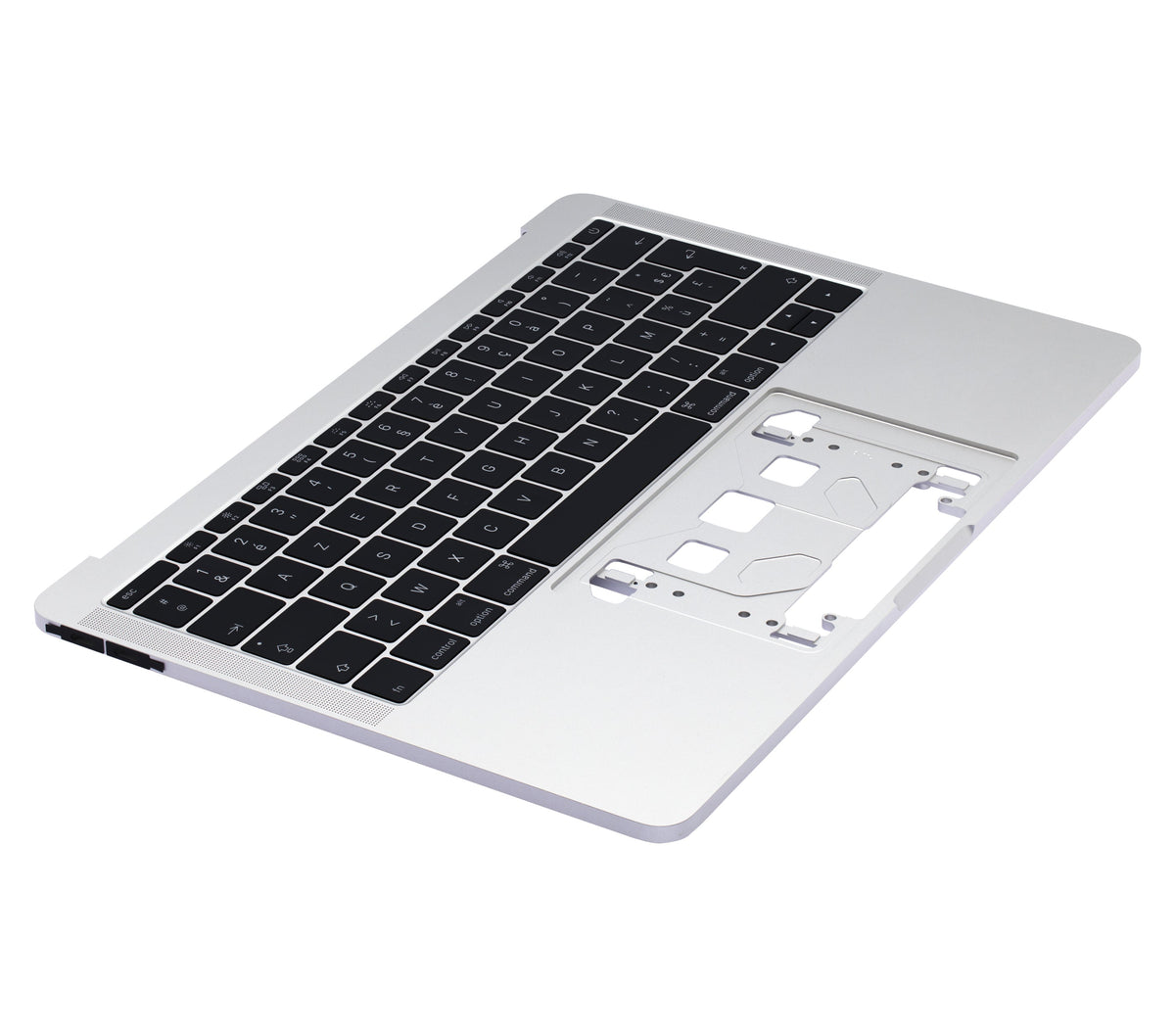 Top Case With Keyboard Compatible For MacBook Pro 13" Retina (A1708 / Late 2016 / Mid 2017) (French Keyboard) (Silver)