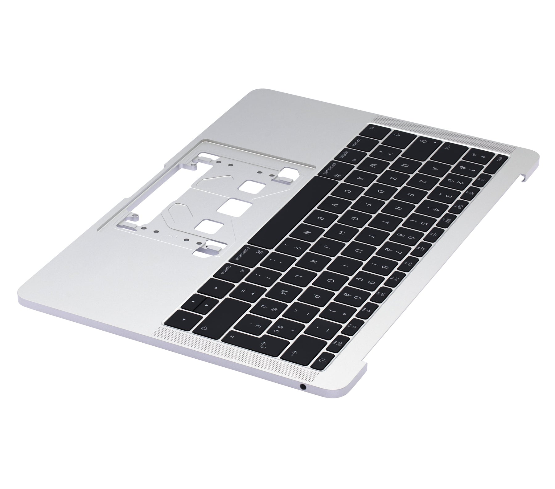 Top Case With Keyboard Compatible For MacBook Pro 13" Retina (A1708 / Late 2016 / Mid 2017) (French Keyboard) (Silver)