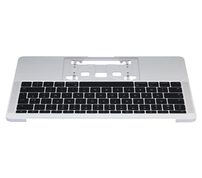 Top Case With Keyboard Compatible For MacBook Pro 13" Retina (A1708 / Late 2016 / Mid 2017) (French Keyboard) (Silver)