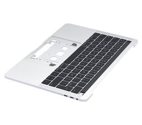 Top Case With Keyboard Compatible For MacBook Pro 13" W/ Touch Bar (A1706 / Late 2016 / Mid 2017) (French Keyboard) (Silver)