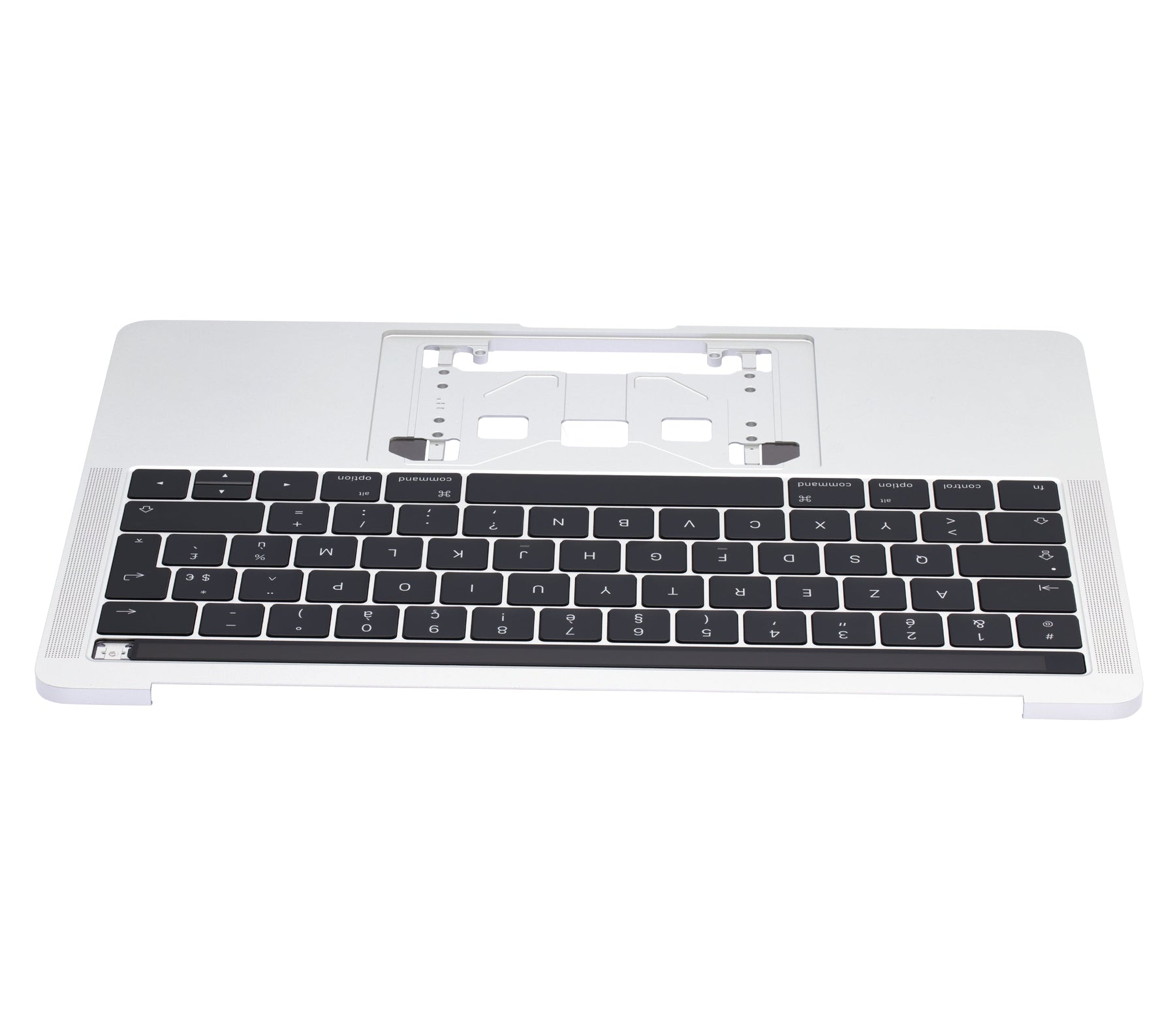 Top Case With Keyboard Compatible For MacBook Pro 13" W/ Touch Bar (A1706 / Late 2016 / Mid 2017) (French Keyboard) (Silver)