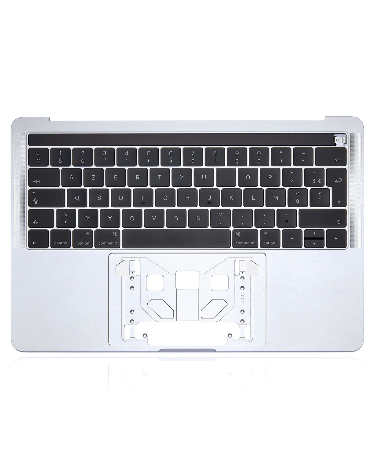 SILVER TOP CASE ASSEMBLY ((FRENCH) FOR MACBOOK PRO 13" TOUCH A1706 (LATE 2016-MID 2017)